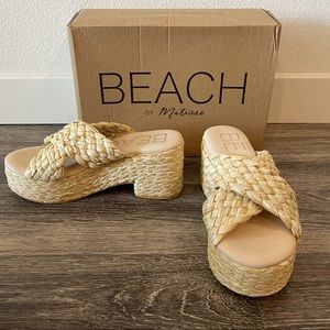 BRAND NEW Beach By Matisse Reflection Platform Sandal